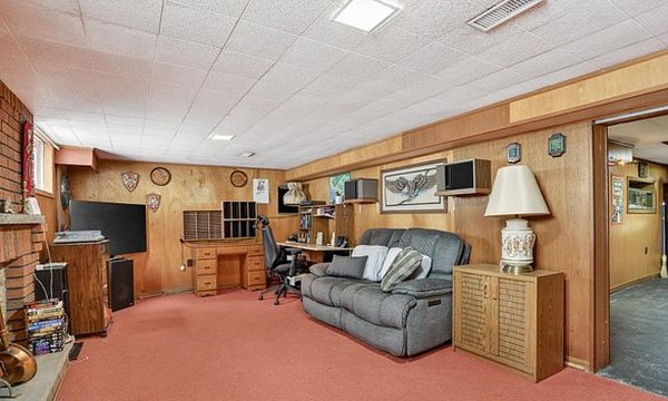 Basement before renovation